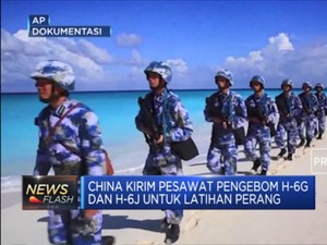 Latihan Perang, China Kirim Pesawat Pengebom H-6G ke LCS