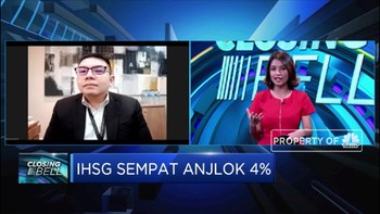 Awal Pekan, IHSG Ditutup Terkoreksi 2,78%