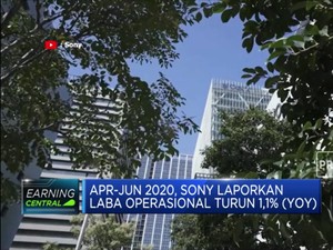 April-Juni 2020, Laba Operasional Sony Turun 1,1% (YoY)