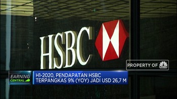 H1-2020, Pendapatan HSBC Terpangkas 9% (YoY)