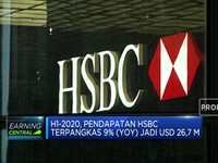 H1-2020, Pendapatan HSBC Terpangkas 9% (YoY)