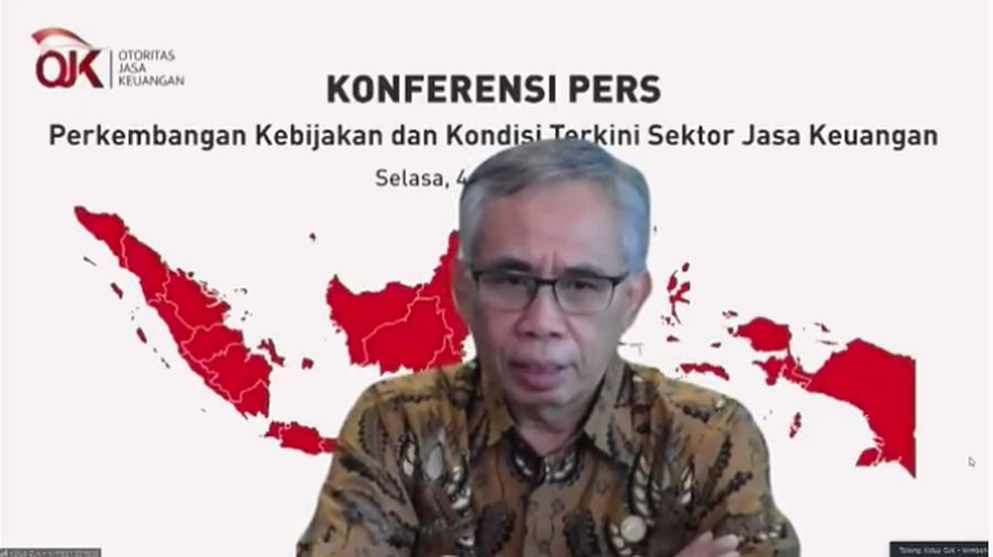 Ketua Dewan Komisioner Otoritas Jasa Keuangan Wimboh Santoso (Tangkapan Layar Youtube Jasa Keuangan)