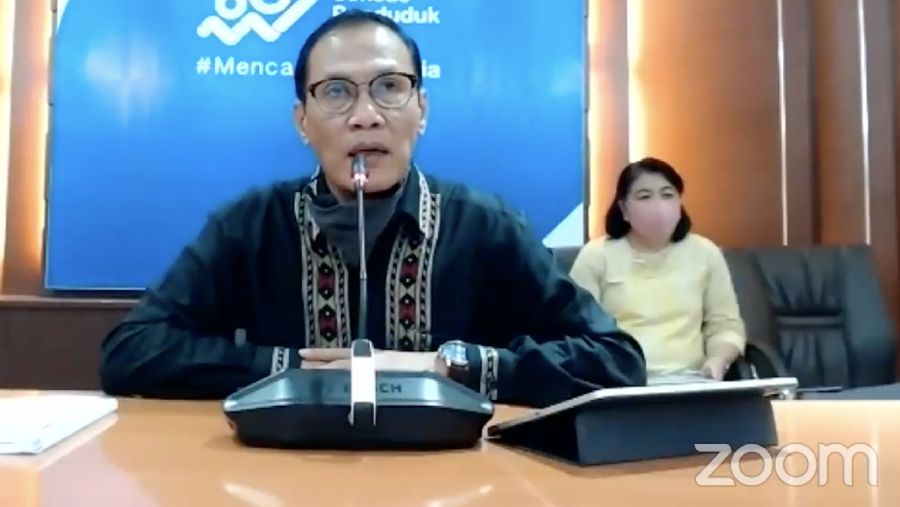 Data Pertumbuhan Ekonomi Triwulan II 2020 - 5 Agustus 2020. (Dok: Tangkapan layar youtube BPS Statistics)