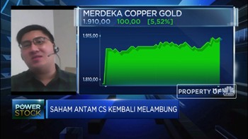 Emas Tembus USD 2.000/Oz, Saham Antam CS Kembali Melambung