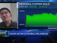 Emas Tembus USD 2.000/Oz, Saham Antam CS Kembali Melambung