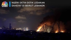 Ini Detik-detik Ledakan Dahsyat di Beirut Lebanon