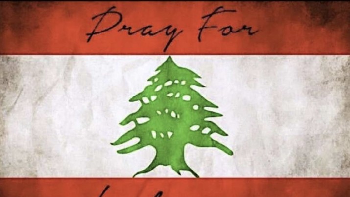 Prayfor Lebanon. (IG: profile picture mosalah)