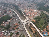 Melihat Penampakan Udara Fly Over 'Tapal Kuda' di Jakarta