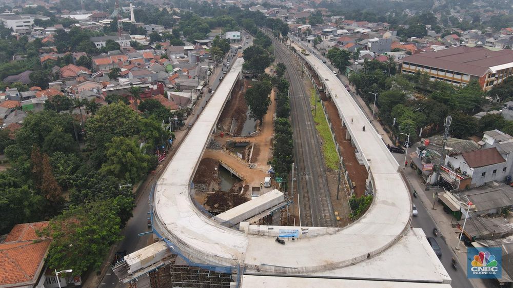 Melihat Penampakan Udara Fly Over Tapal Kuda Di Jakarta Foto 7