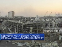 Pelabuhan di Beirut Hancur Akibat Ledakan Amonium Nitrat