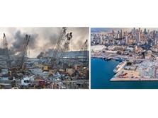 Ngeri, Ledakan Beirut Lebanon Ciptakan Kawah Sedalam 43 Meter