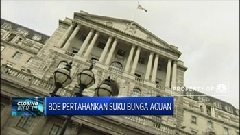 BOE Pertahankan Suku Bunga Acuan