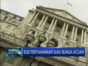 BOE Pertahankan Suku Bunga Acuan