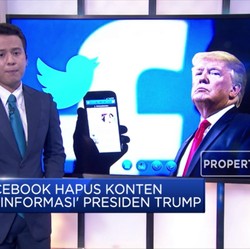 Facebook Hapus Unggahan Trump 'Misinformasi' Soal Covid-19