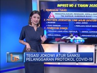 Tegas! Jokowi Atur Sanksi Pelanggaran Protokol Covid-19