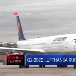 Terdampak Covid-19, Q2-2020 Lufthansa Rugi Rp 28 T