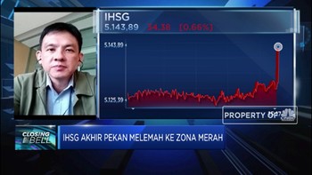 Akhir Pekan, IHSG Melemah ke Zona Merah