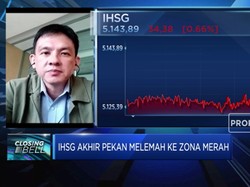 Akhir Pekan, IHSG Melemah ke Zona Merah