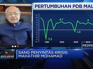 Mahathir Mohamad Optimistis Malaysia Tak Akan Resesi!