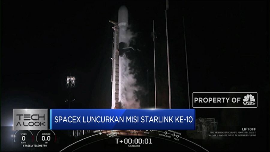SpaceX Luncurkan Misi Starlink ke-10