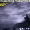 Erupsi Gunung Sinabung, 3 Kecamatan Terdampak Abu Vulkanik