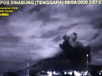Erupsi Gunung Sinabung, 3 Kecamatan Terdampak Abu Vulkanik