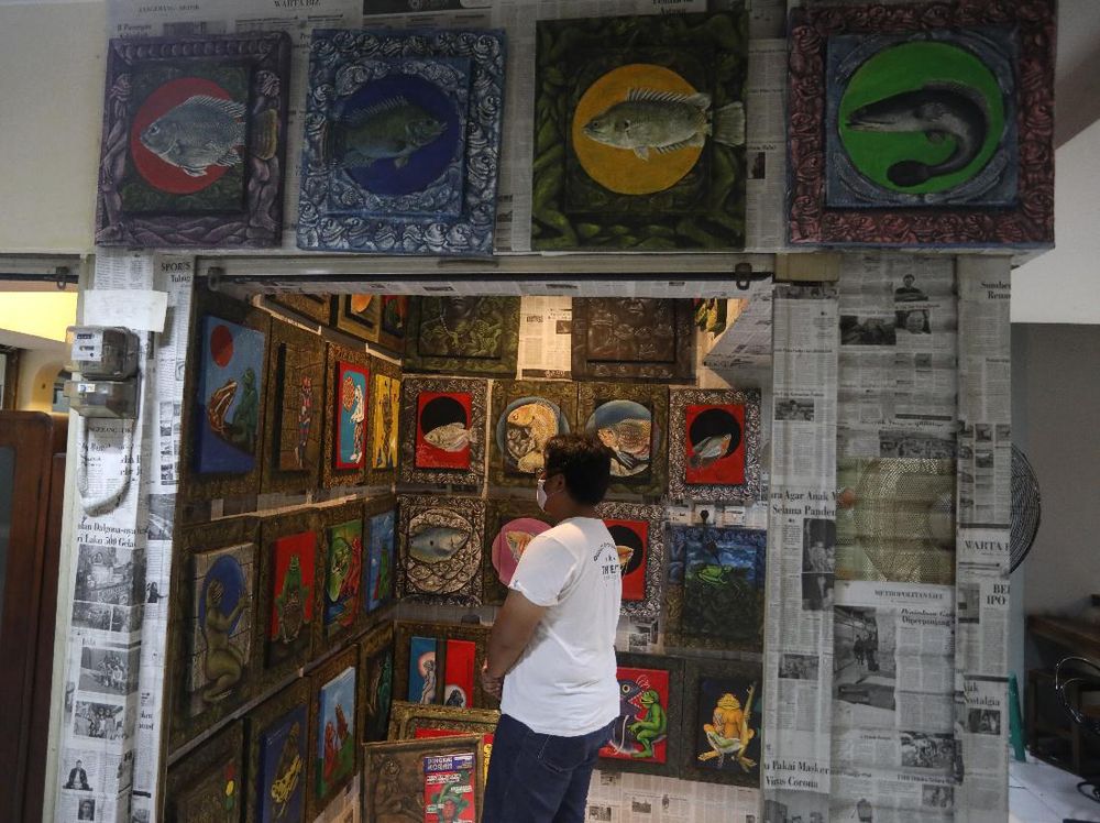 Galeri Kreasi Perupa Jakarta Gerakan Budaya Dalam Pasar Foto 5