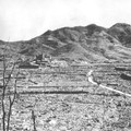 FILE - In this 1945, file photo, destroyed beyond recognition, the Roman Catholic Church of Urakami stands out over the burn-razed cityscape of Nagasaki, Japan, after the second atomic bomb ever used in warfare was dropped by the U.S. over the Japane