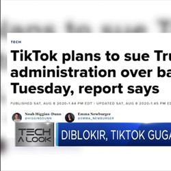 Diblokir, Tiktok Gugat Trump