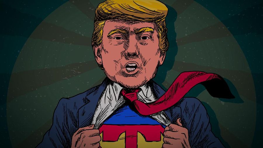 Infografis: Donald Trump Jadi Superman, Bawa Kado Besar Buat AS