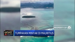 Tumpahan Minyak Kotori Perairan di Mauritius