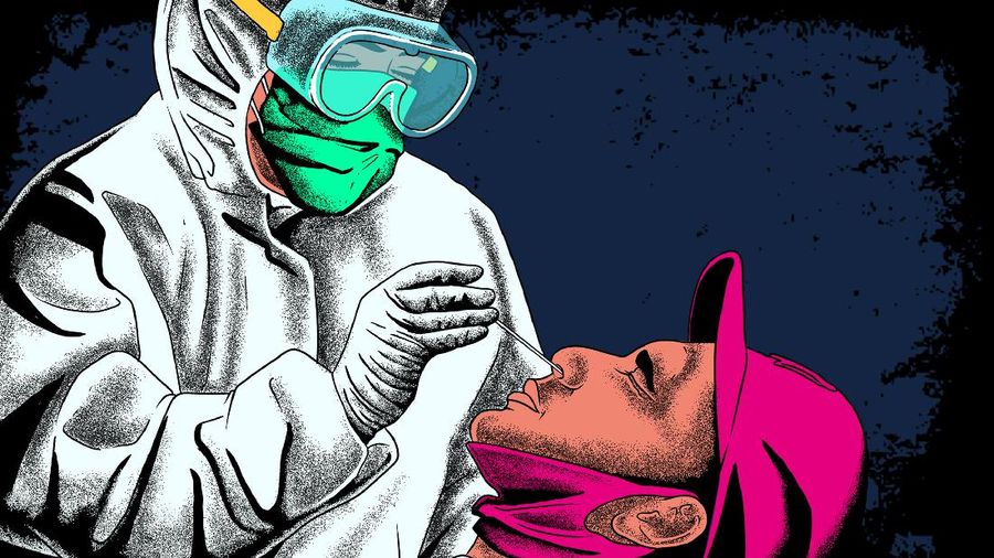 infografis/ Swab & Rapid Test di Pesawat Dihapus, Setuju?/Aristya Rahadian