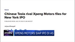 Xpeng Motors Siap IPO di AS