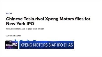 Xpeng Motors Siap IPO di AS
