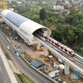 Penampakan Proyek LRT Jabodebek yang Tak Kunjung Tuntas