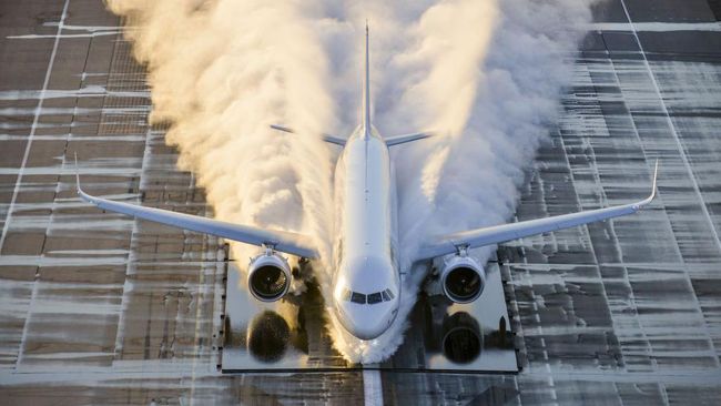 Krisis Penerbangan Hantui Dunia, Pesawat Airbus Baru Jadi Besi Tua