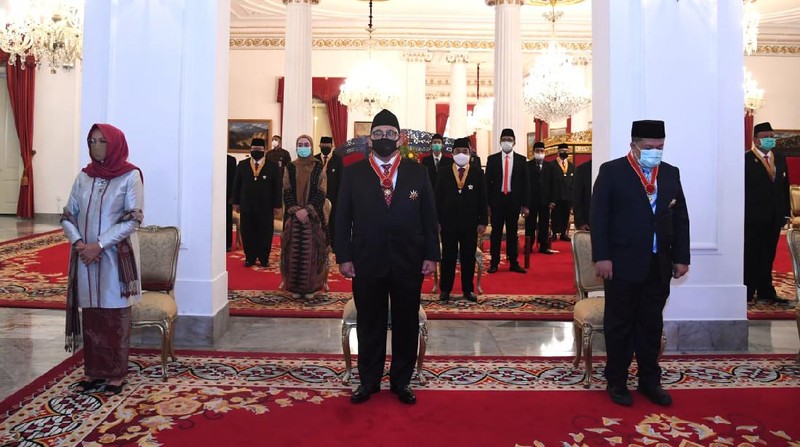 Jokowi di Upacara Penganugerahan Tanda Kehormatan RI, Istana Negara, 13 Agustus 2020. (Foto: Lukas - Biro Pers Sekretariat Presiden)