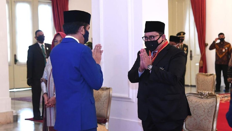 Jokowi di Upacara Penganugerahan Tanda Kehormatan RI, Istana Negara, 13 Agustus 2020. (Foto: Lukas - Biro Pers Sekretariat Presiden)