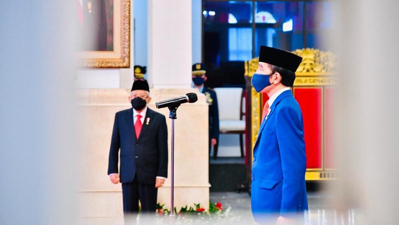 Jokowi di Upacara Penganugerahan Tanda Kehormatan RI, Istana Negara, 13 Agustus 2020. (Foto: Lukas - Biro Pers Sekretariat Presiden)