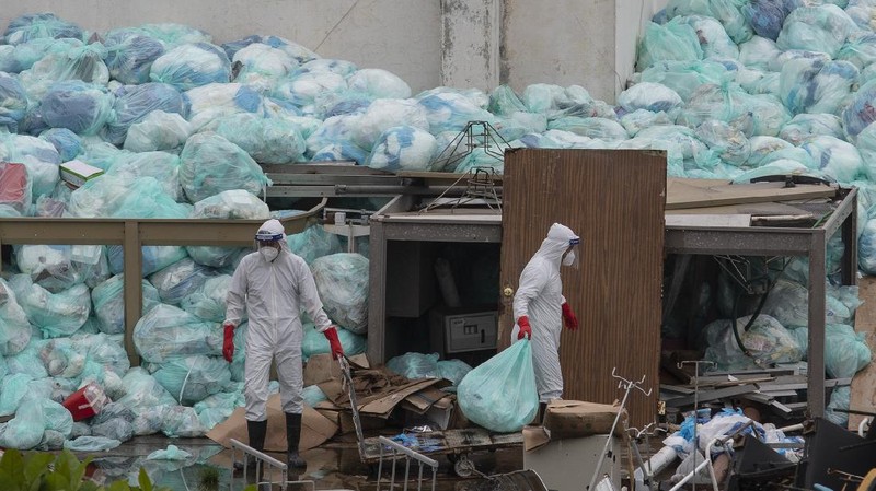 Limbah covid di New Delhi, India (REUTERS/ADNAN ABIDI)