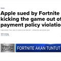 Aplikasinya Dihapus di App Store, Fortnite akan Tuntut Apple