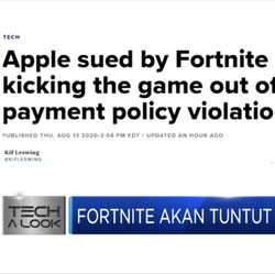 Aplikasinya Dihapus di App Store, Fortnite akan Tuntut Apple