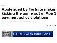 Aplikasinya Dihapus di App Store, Fortnite akan Tuntut Apple