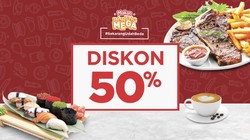 Punya CC Bank Mega? Nih Ada Diskon Makan-Makan 50%