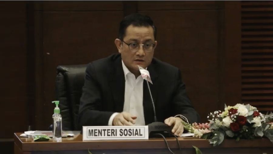 Menteri Sosial RI Juliari P. Batubara (Tangkapan Layar Youtube)