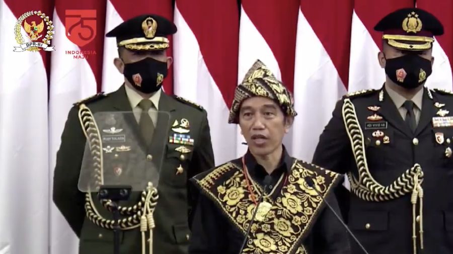 Pidato Presiden RI Jokowi di Sidang Tahunan MPR RI Dan Sidang Bersama DPR RI Dan DPD RI (DPR RI)