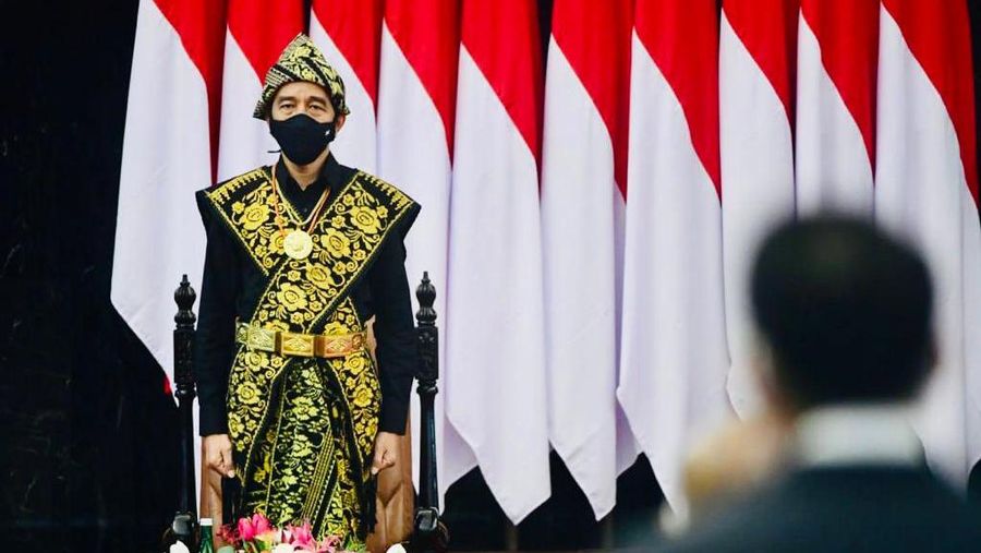 Pidato Presiden RI Jokowi di Sidang Tahunan MPR RI Dan Sidang Bersama DPR RI Dan DPD RI (Muchlis Jr - Biro Pers Sekretariat Presiden)