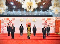 Intip Gaya Jokowi Berbusana Khas NTT di Sidang Tahunan MPR RI