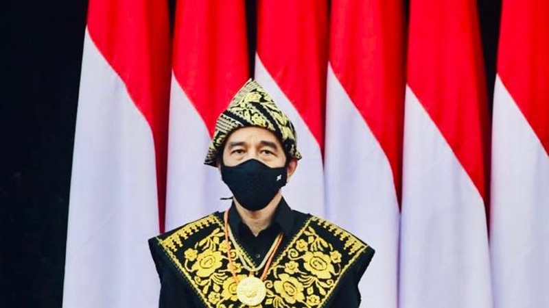 Presiden RI Jokowi menghadiri Sidang Tahunan MPR RI  Dan Sidang Bersama DPR RI Dan DPD RI (DPR RI)