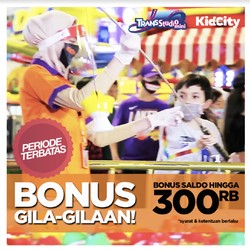 Bermain di KidCity, Gratis Bonus Saldo hingga Rp 300 Ribu